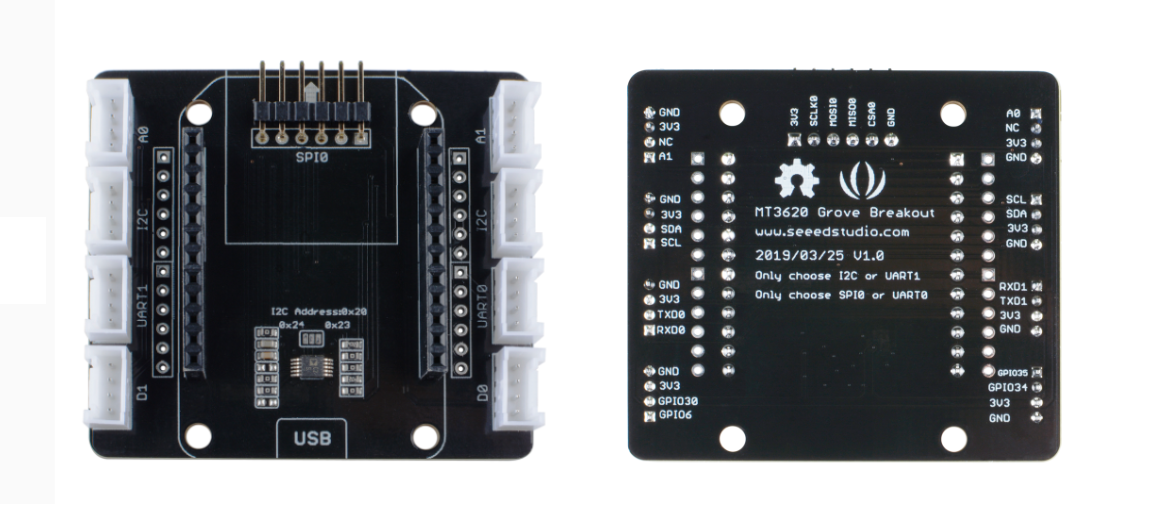 ロケーション回路 - Seeed Studio MT3620 Groveブレイクアウト・ボード